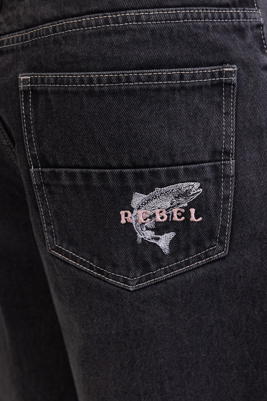 Short - dark grey denim - REDEFINED REBEL - 4