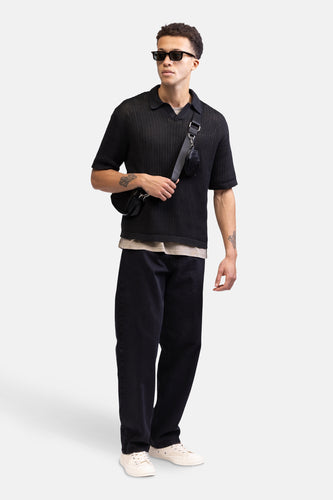 Jeans wide black denim - REDEFINED REBEL - REDEFINED REBEL