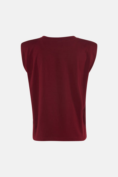 T-shirt à manches courtes - Bordeaux