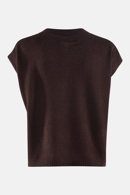 Cardigan brun - Terra di Siena