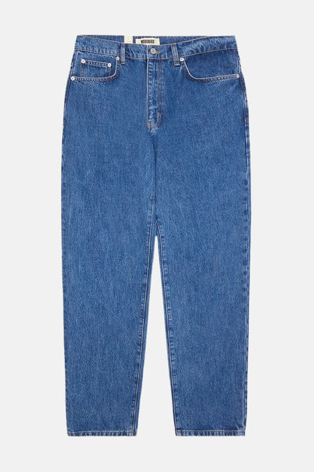 Jean décontracté de denim bleu de WOODBIRD