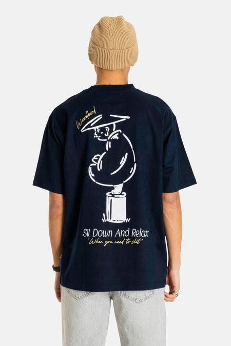 T-shirt à manches courtes - Bleu foncé