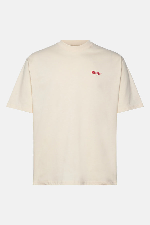 T-shirt (manches courtes) Écru - WOODBIRD