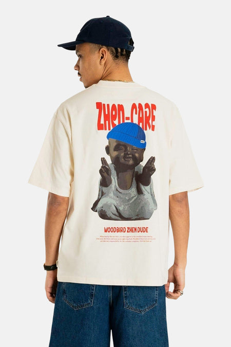 T-shirt (manches courtes) Écru - WOODBIRD