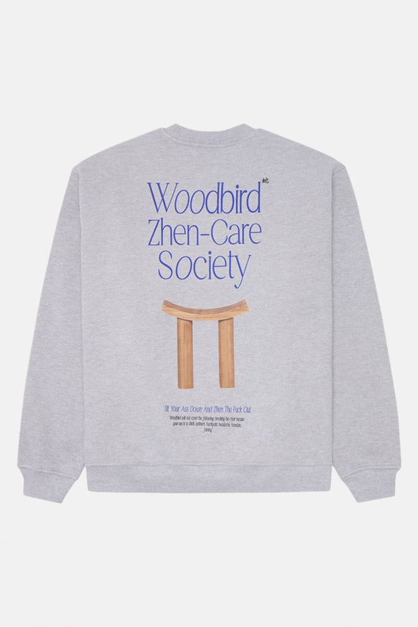 Sweat col O Gris - WOODBIRD