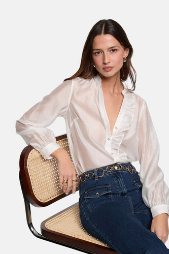 Chemise à manches longues - blanc - Morgan De Toi