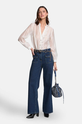 Chemise à manches longues - blanc - Morgan De Toi