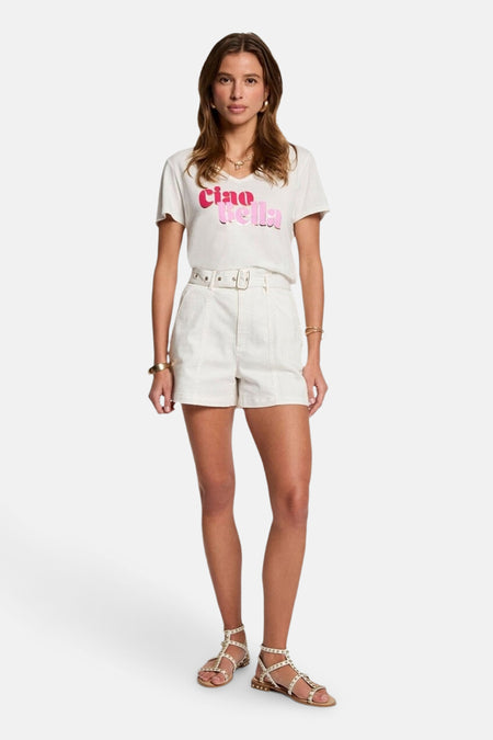 T-shirt à manches courtes - blanc