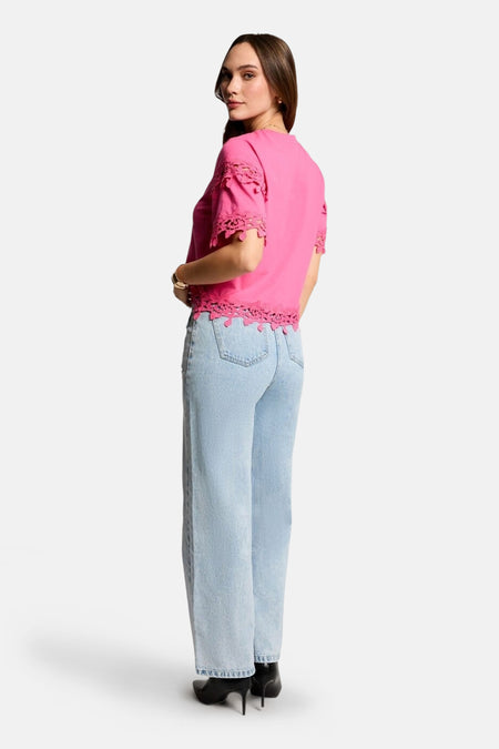 T-shirt à manches courtes - rose