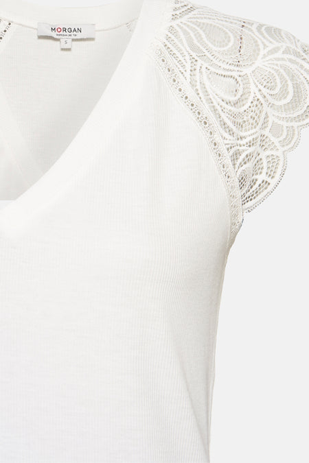 T-shirt à manches courtes - blanc