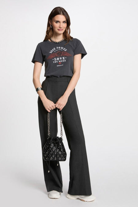 T-shirt à manches courtes - gris