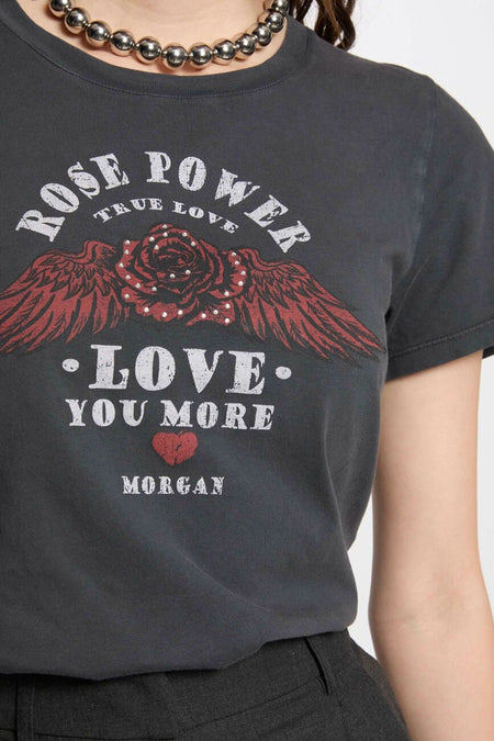 T-shirt à manches courtes - gris