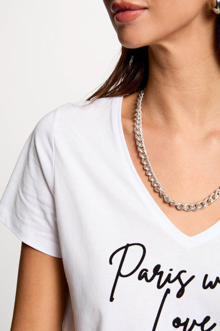 T-shirt à manches courtes - blanc