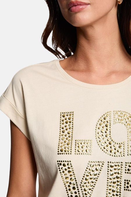 T-shirt à manches courtes - beige