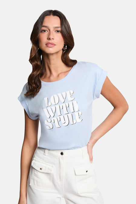 T-shirt à manches courtes - bleu