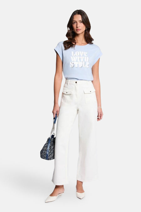 T-shirt à manches courtes - bleu