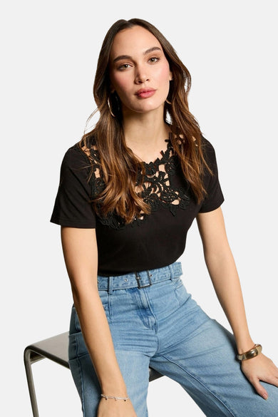 T-shirt à manches courtes - noir