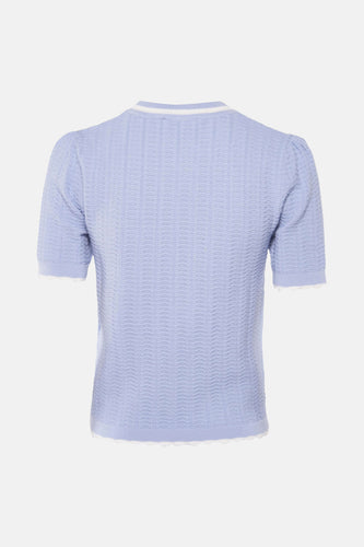 Pull à col rond - bleu - Morgan De Toi