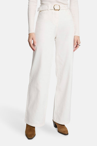 Jeans wide Off white denim - Morgan De Toi