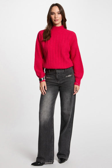 Jeans flared Mid grey denim - Morgan De Toi