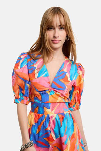 Robe à manches courtes - multicolore - Morgan De Toi