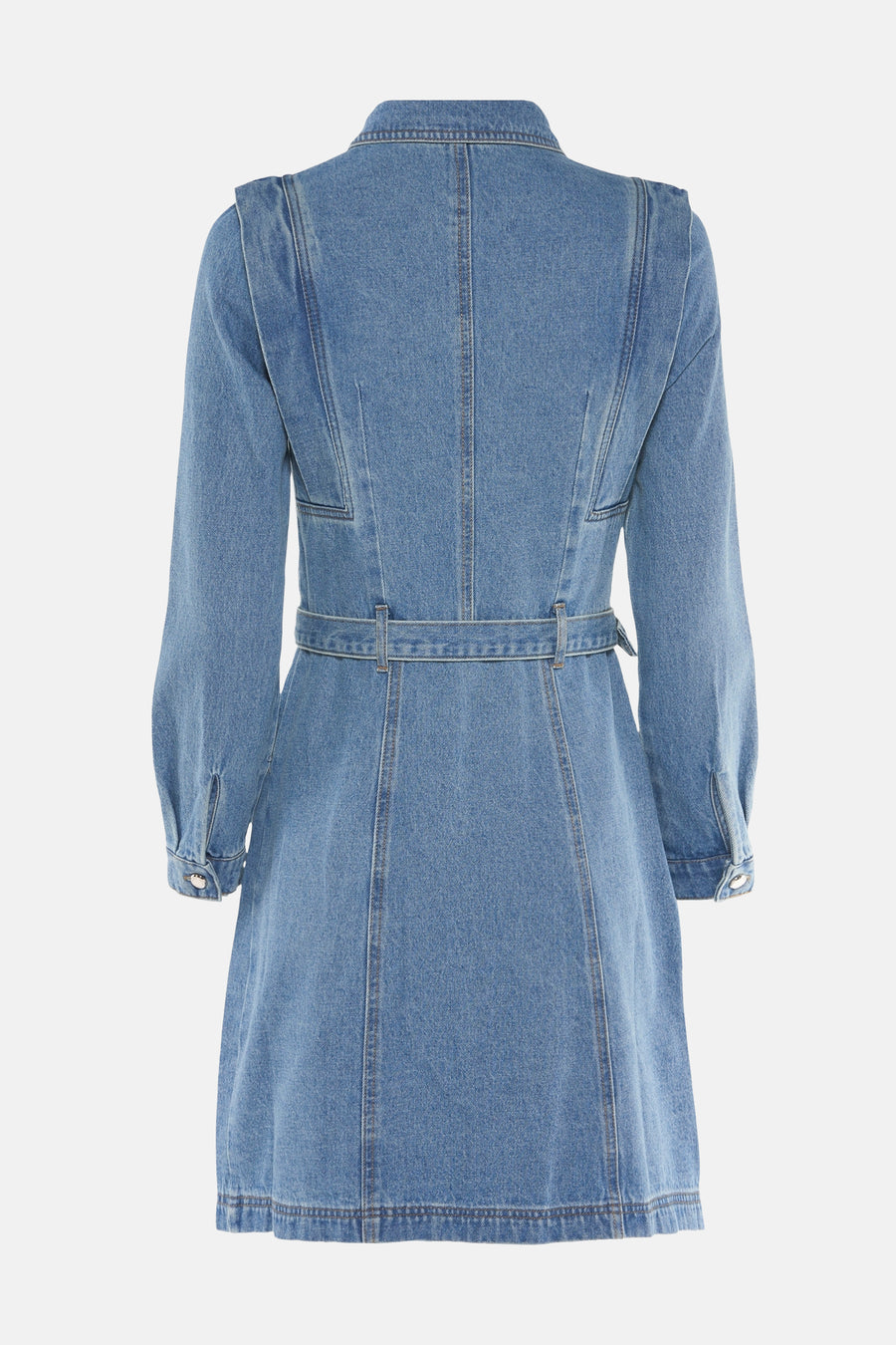 Robe à manches longues - mid blue denim - Morgan De Toi