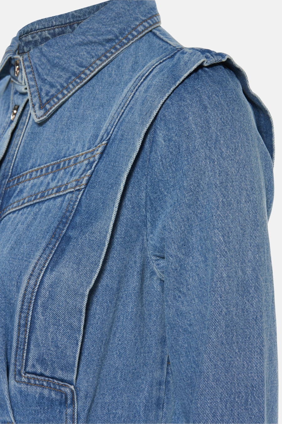 Robe à manches longues - mid blue denim - Morgan De Toi