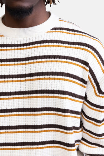 Pull col O - écru