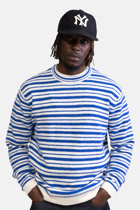 Pull col O - bleu