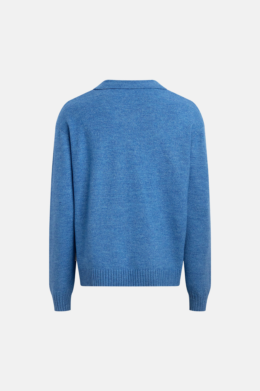 Pull col V - bleu