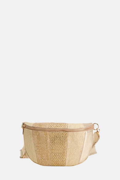 Épaulette d'or de Morgan de Toi, avec diverses textures et un fermoir à la partie supérieure.