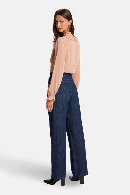 Blouse à manches longues - beige