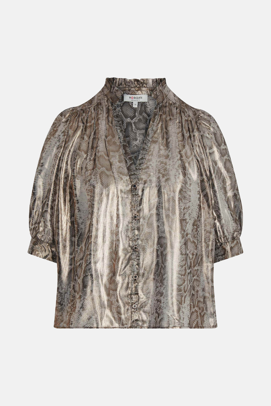 Chemise à manches courtes - Gris - Morgan De Toi