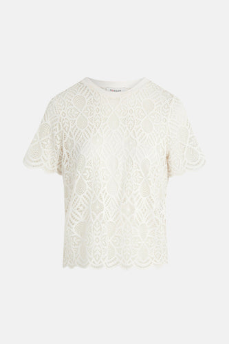 Blouse à manches courtes - écru - Morgan De Toi