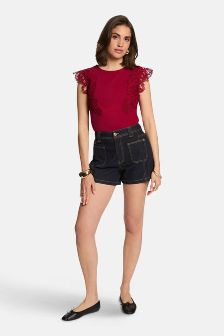 T-shirt à manches courtes - rouge