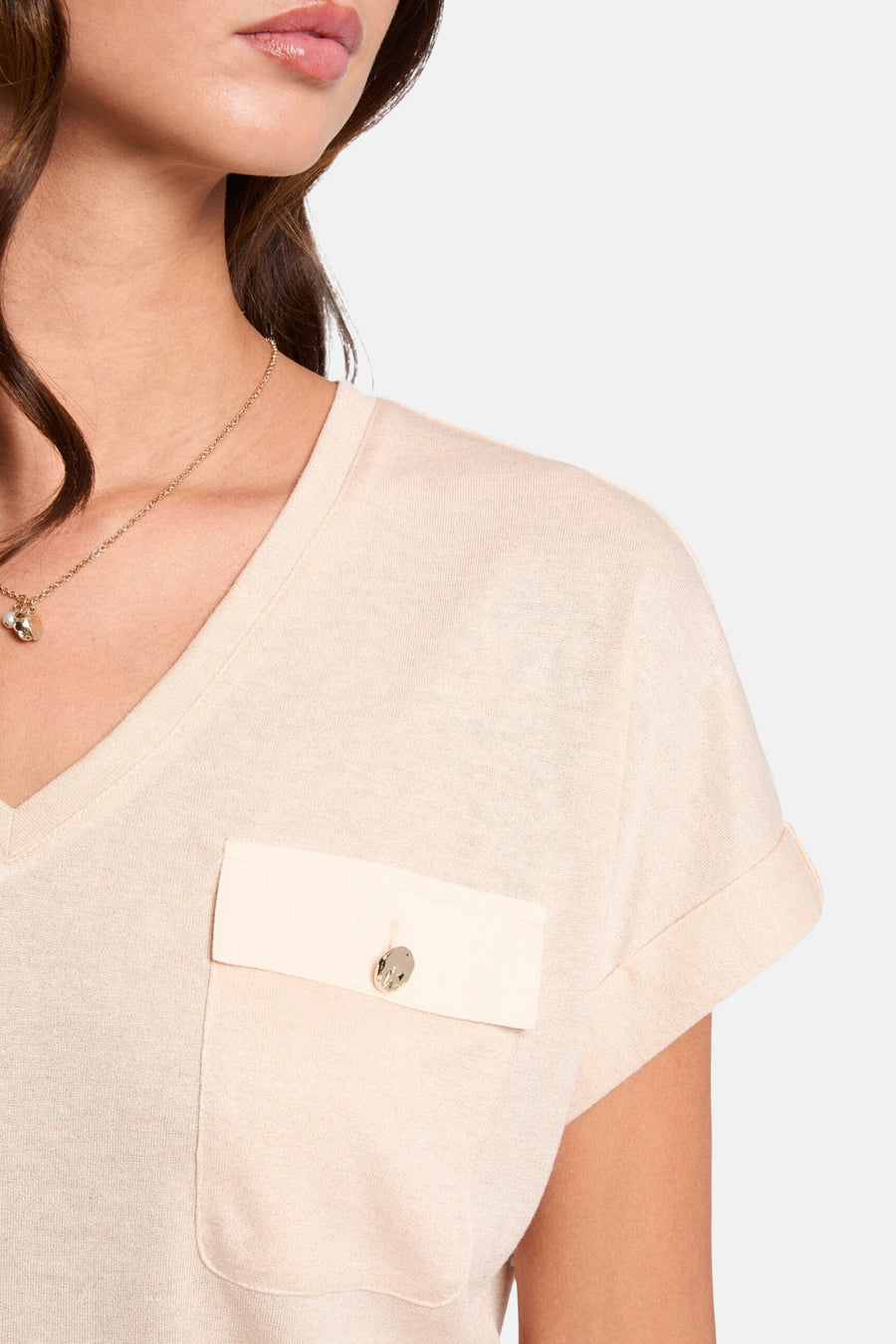 T-shirt à manches courtes - beige - Morgan De Toi