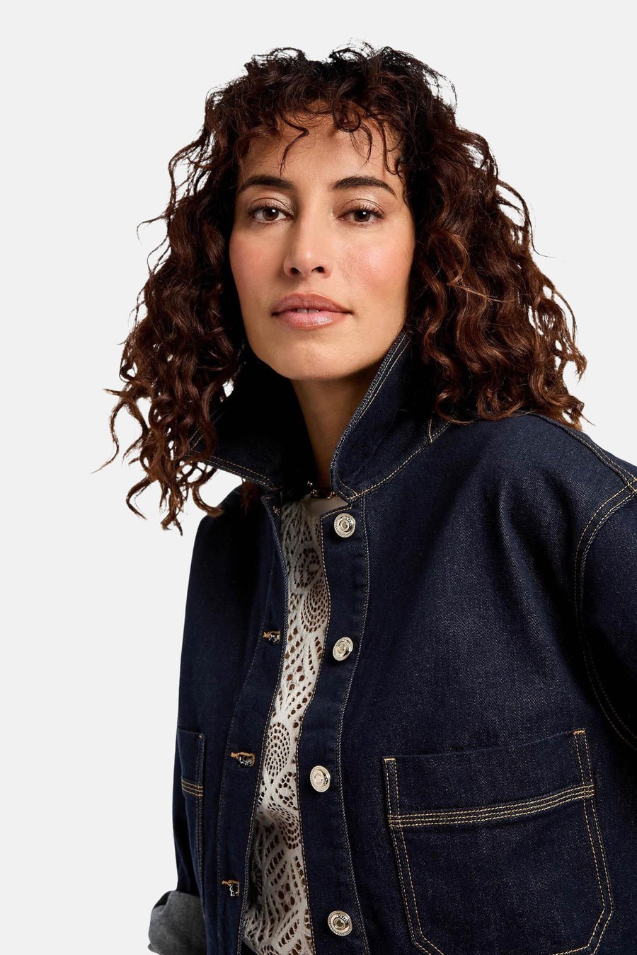 Veste en jean - dark blue denim - Morgan De Toi