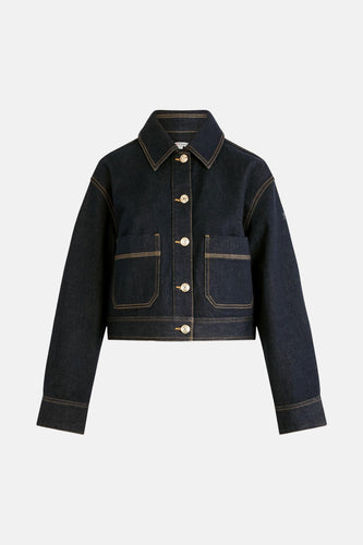 Veste en jean - dark blue denim - Morgan De Toi