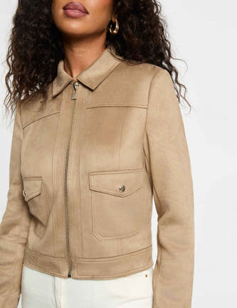Veste courte brun - Morgan De Toi