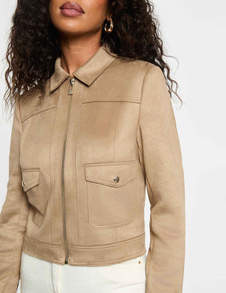 Veste courte brun - Morgan De Toi