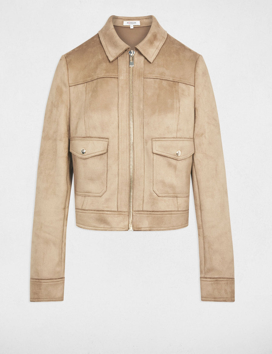 Veste courte brun - Morgan De Toi