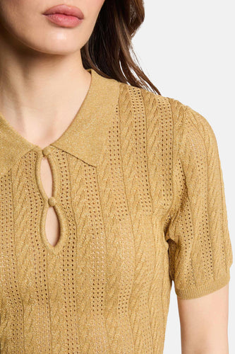 Pull à col rond - jaune - Morgan De Toi - 5