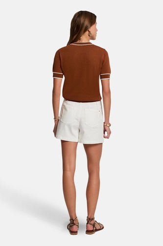 Pull à col rond - brun - Morgan De Toi