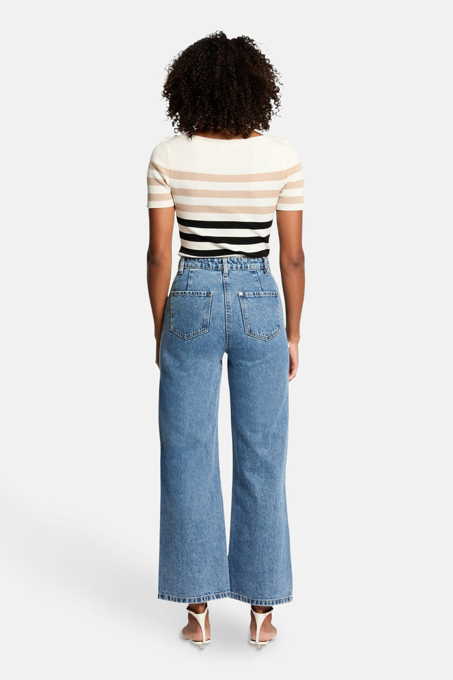 Pull à col rond - écru - Morgan De Toi