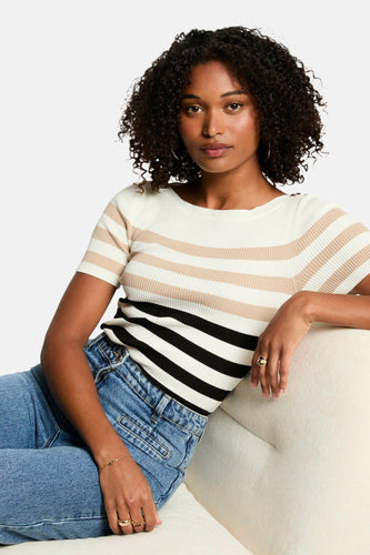 Pull à col rond - écru - Morgan De Toi