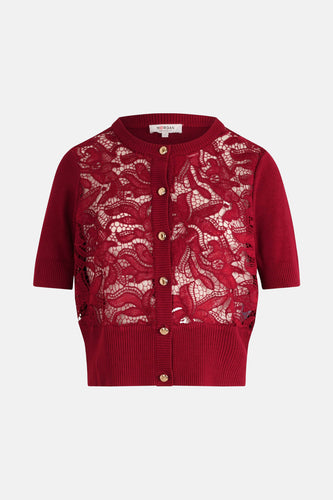 Pull à col rond - rouge - Morgan De Toi