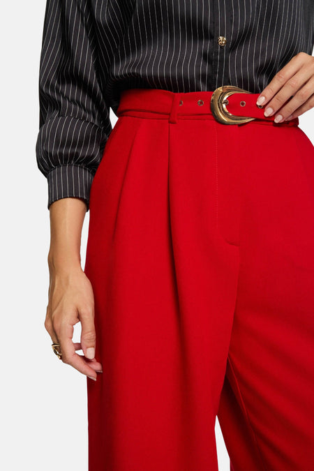 Pantalon de costume - rouge