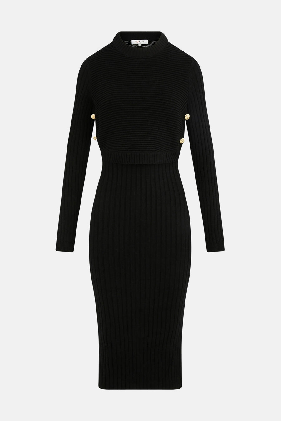 Robe à manches longues - noir - Morgan De Toi