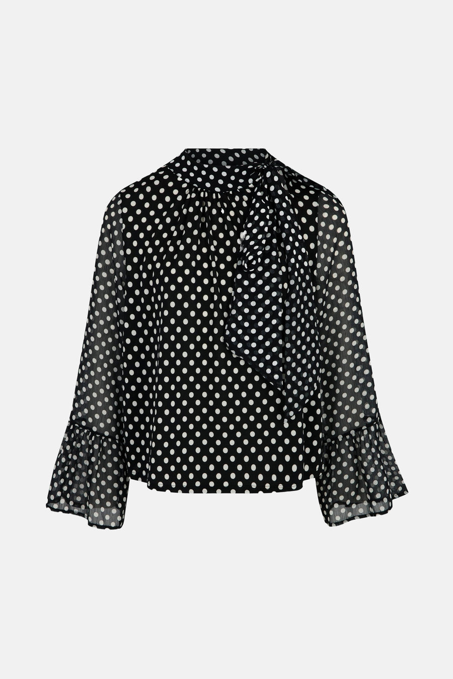 Blouse à manches longues - noir - Morgan De Toi - 4