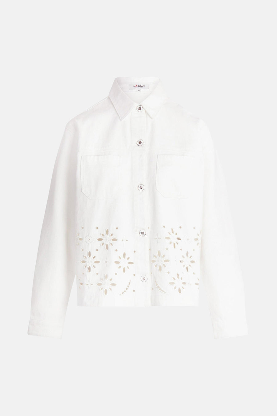 Chemise à manches longues - blanc - Morgan De Toi
